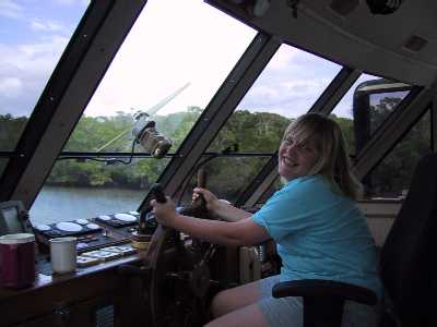[Picture of Alyssa in boating in Cairns, Australia]